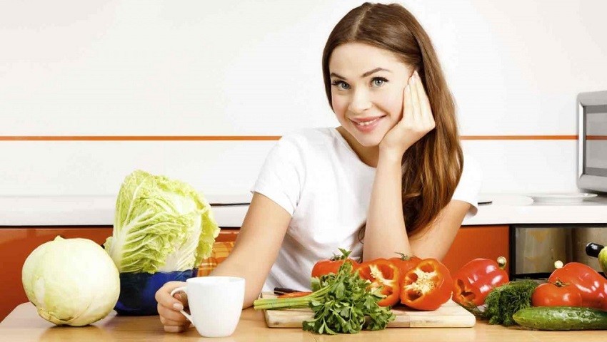 Smiling Woman on Military Diet for Weight Loss