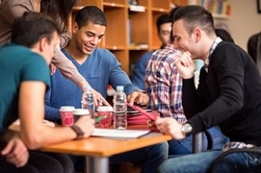 Group of People Socializing