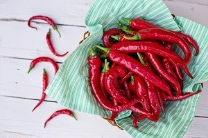 Photo of Fresh Cayenne Peppers