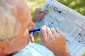 Cognitive Elderly with Newspaper