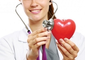 Doctor Holding Heart Figure