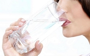 Woman Drinking Glass of Water